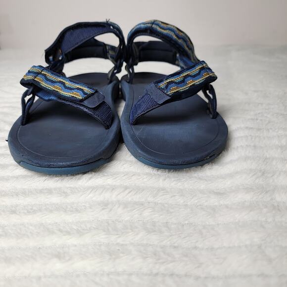 Teva Men’s Blue Sport Sandals Size 5 Strappy Outdoor Hiking Trail Water Gorpcore - Picture 4 of 12